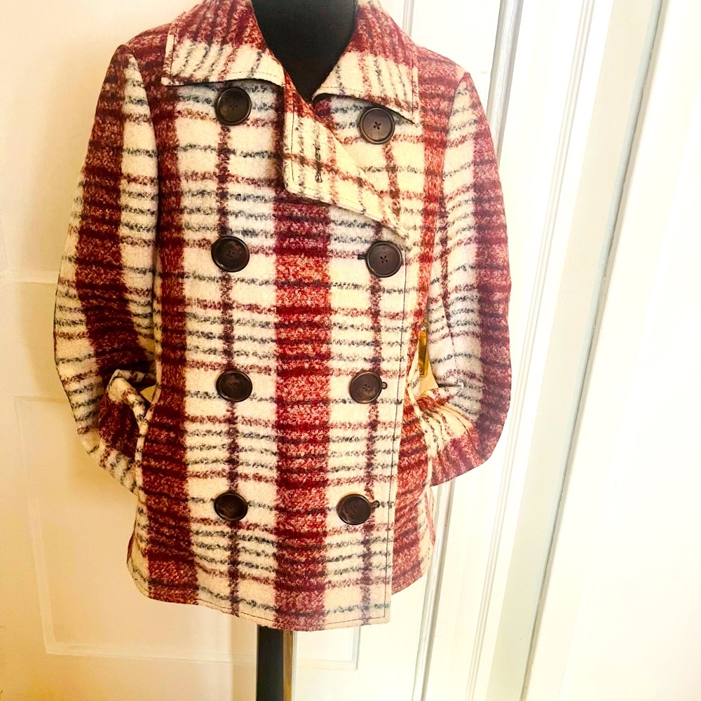 Derek Lam 10 Crosby Double Breasted Pea Coat